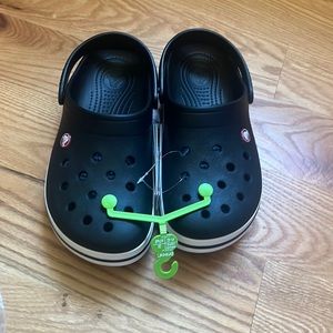 New black crocs, women 10/men 8
